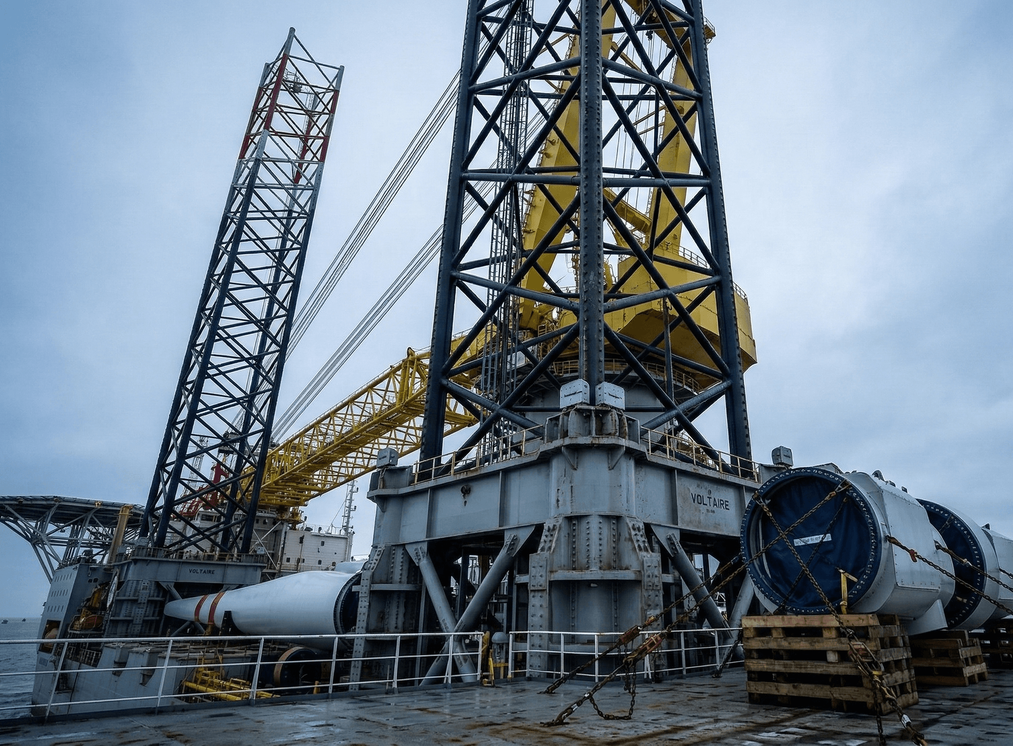 Jack‑up & installation vessel support