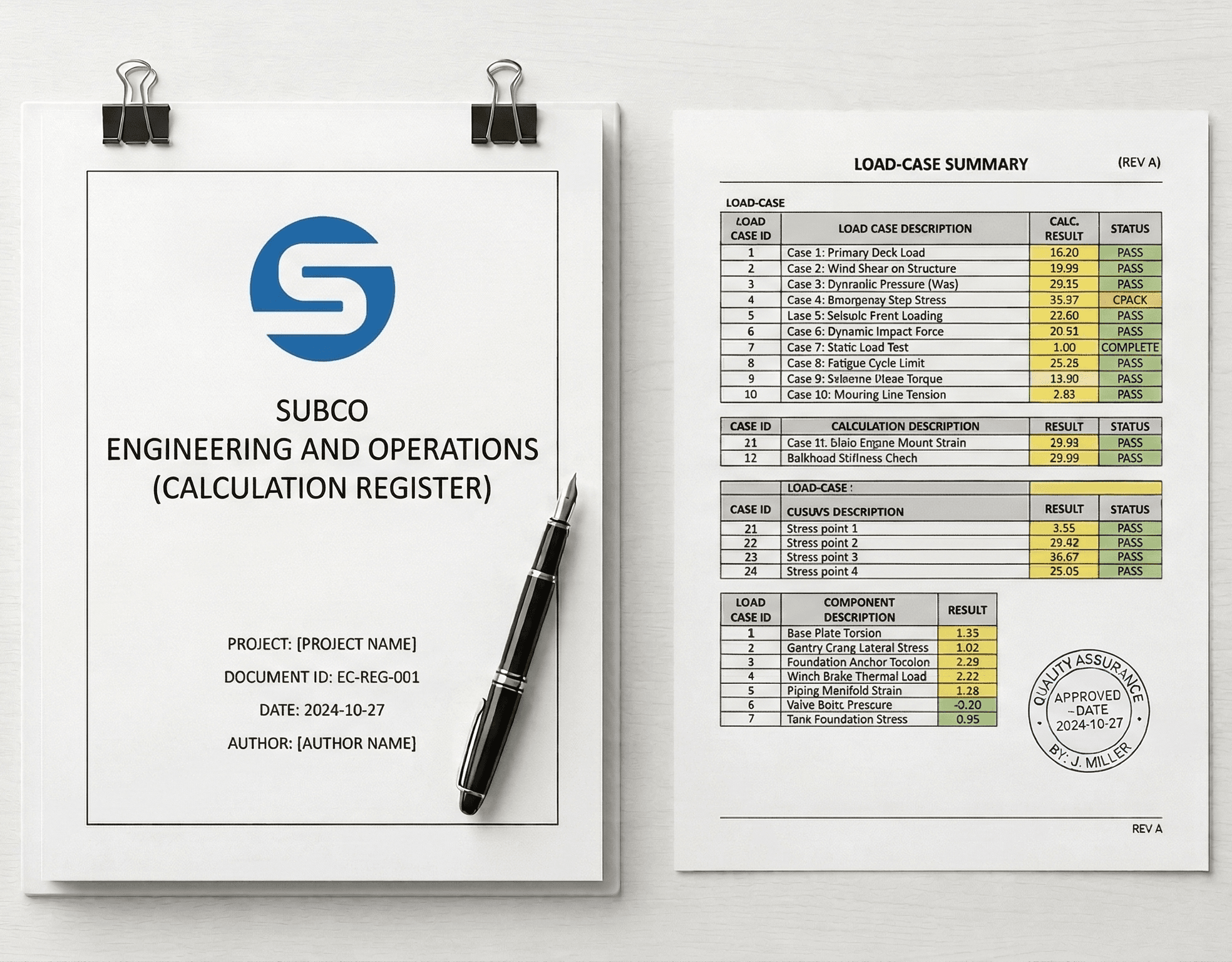Assurance documentation