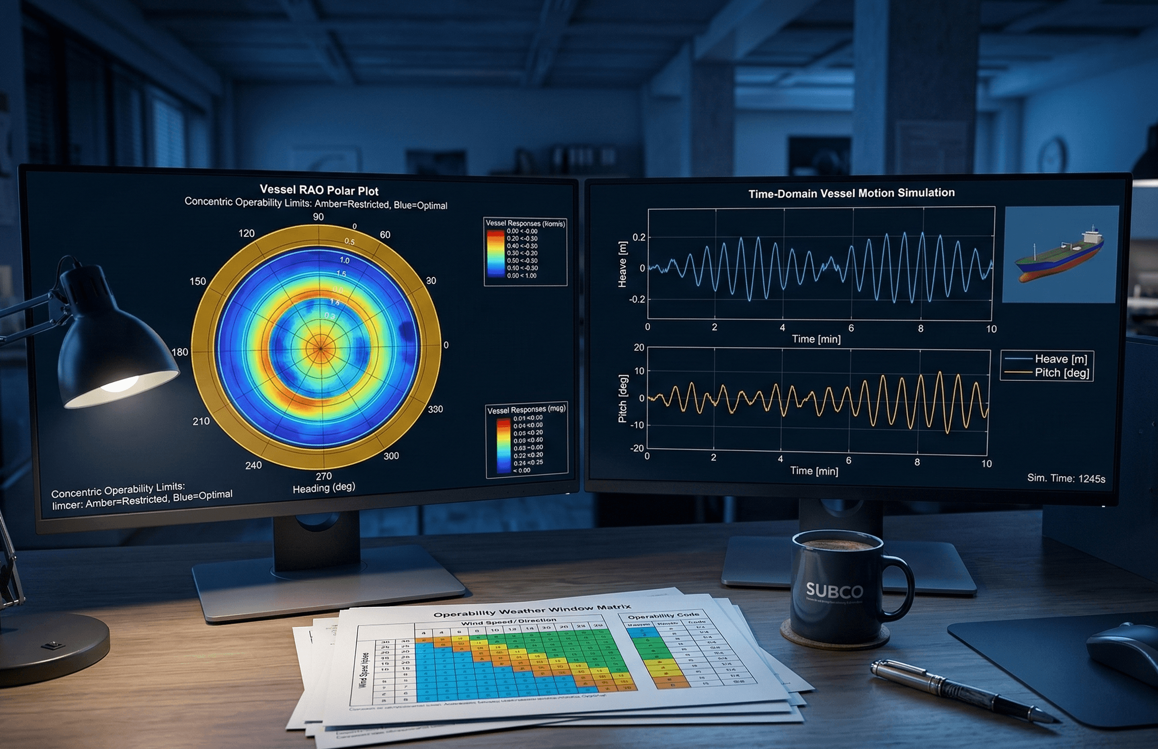 Sea‑keeping & RAOs
