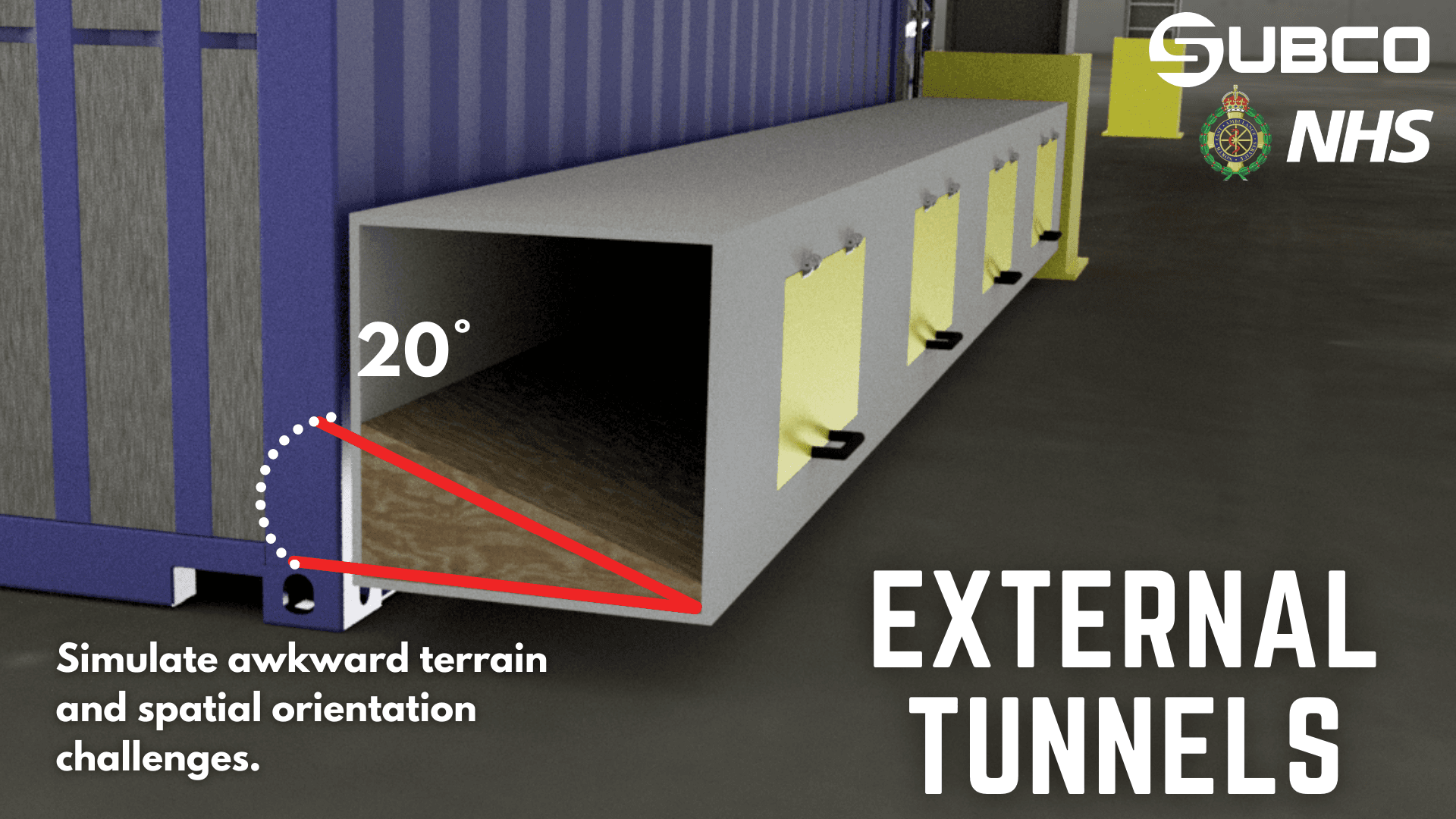 external tunnels enclosed spaces voids